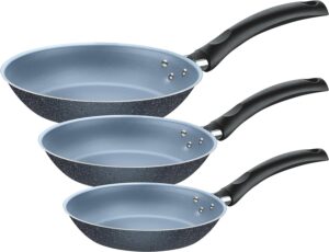Blue Non-stick Round Frying Pans